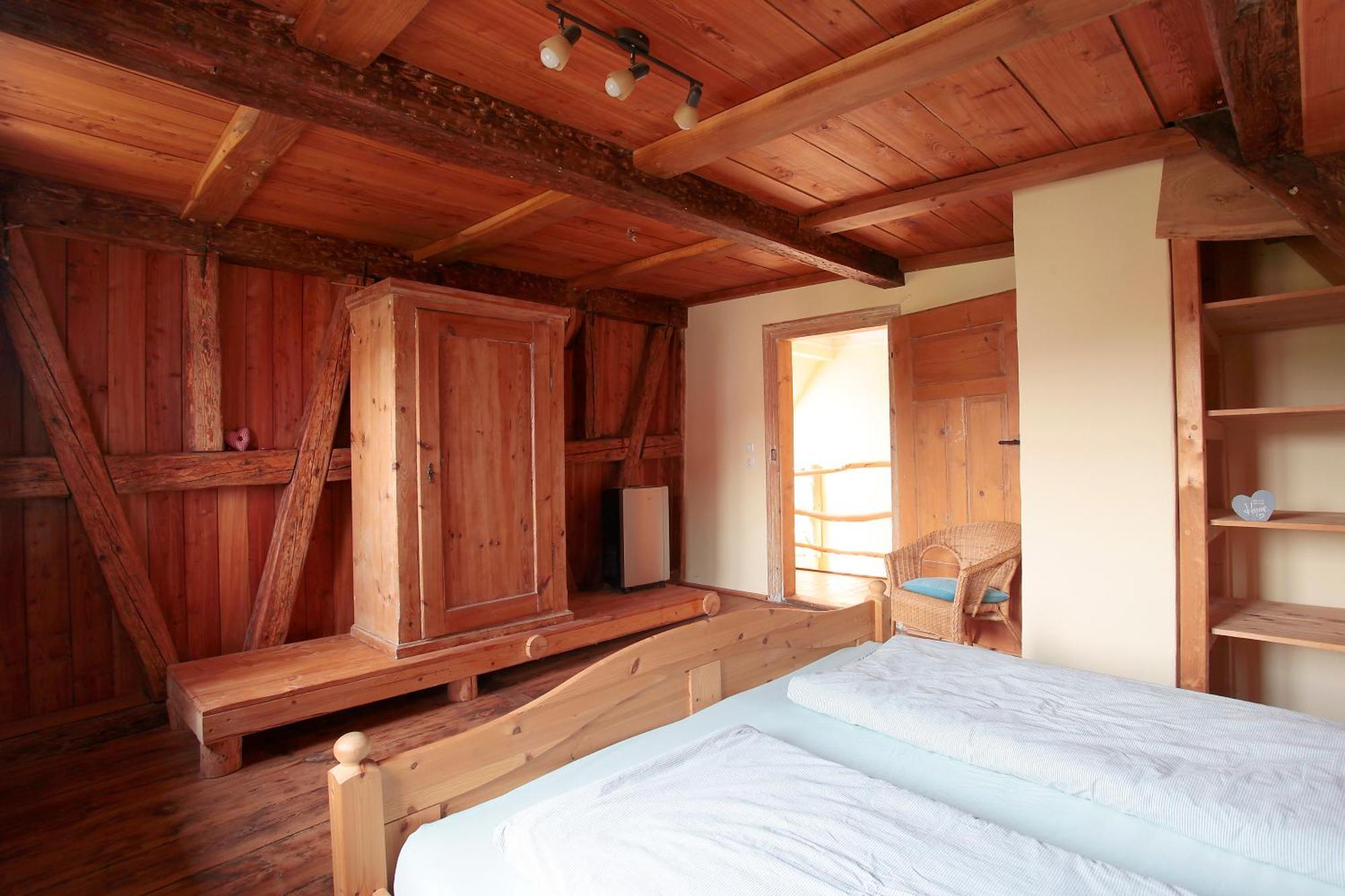 Gemuetliches Apartment Mit Galerie Im Ferienhof Litzendorf Extérieur photo